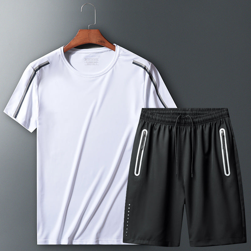 Leisure Sports Breathable And Quick-drying Two-piece Sportswear Suit